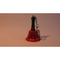 Брелок колокольчик бордового цвета для сексуальных игр